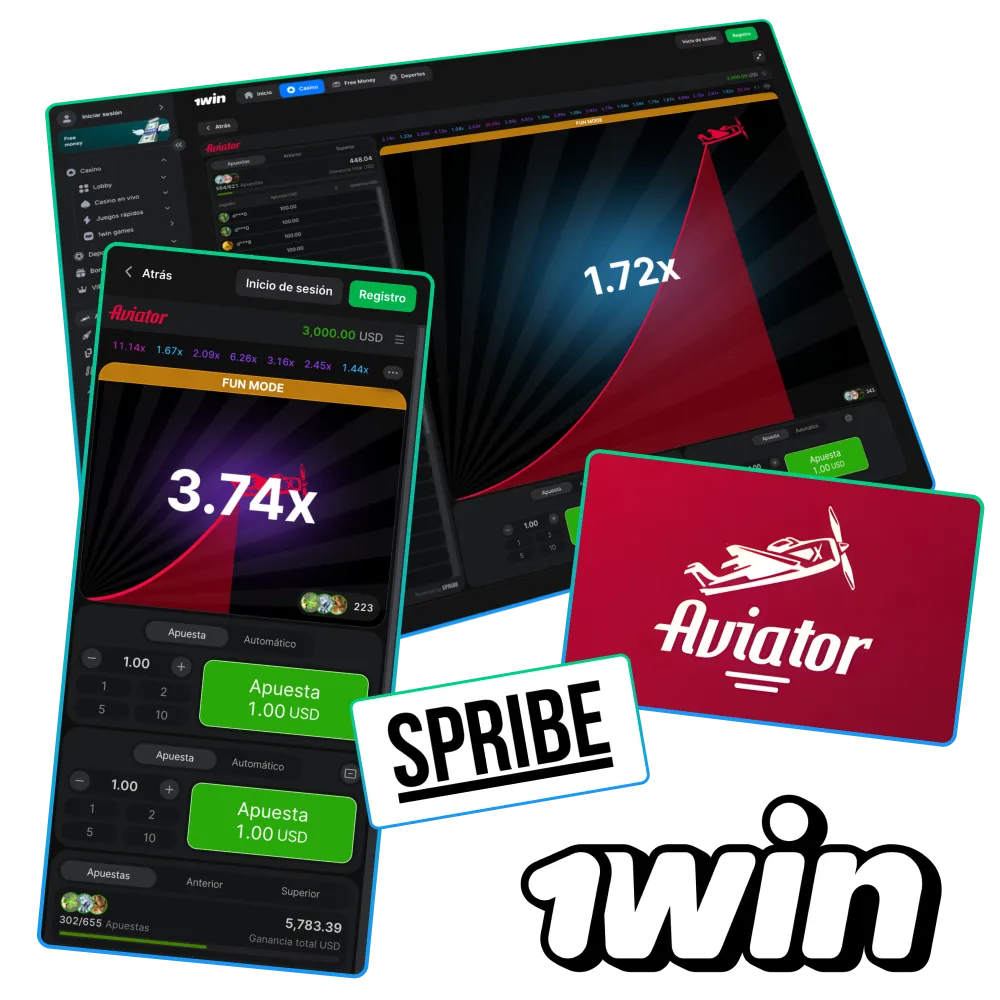 Aviator en 1Win México es el crash game más popular con apuestas en tiempo real.